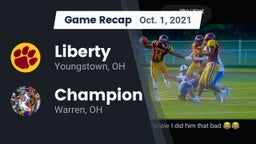 Recap: Liberty  vs. Champion  2021