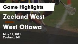 Zeeland West  vs West Ottawa  Game Highlights - May 11, 2021