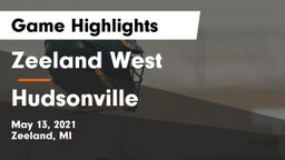 Zeeland West  vs Hudsonville Game Highlights - May 13, 2021