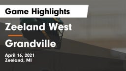 Zeeland West  vs Grandville  Game Highlights - April 16, 2021