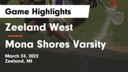 Zeeland West  vs Mona Shores Varsity Game Highlights - March 24, 2022
