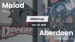 Matchup: Malad vs. Aberdeen  2018