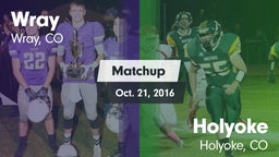 Matchup: Wray vs. Holyoke  2016
