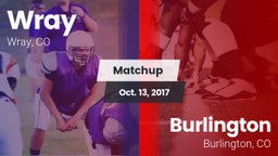 Matchup: Wray vs. Burlington  2017