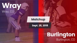 Matchup: Wray vs. Burlington  2018