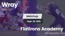 Matchup: Wray vs. Flatirons Academy 2019