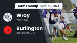 Recap: Wray  vs. Burlington  2021