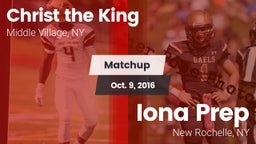 Matchup: Christ the King vs. Iona Prep  2016