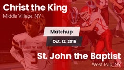 Matchup: Christ the King vs. St. John the Baptist  2016