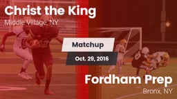 Matchup: Christ the King vs. Fordham Prep  2016