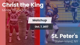 Matchup: Christ the King vs. St. Peter's  2017