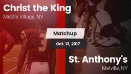Matchup: Christ the King vs. St. Anthony's  2017