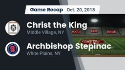 Recap: Christ the King  vs. Archbishop Stepinac  2018