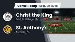 Recap: Christ the King  vs. St. Anthony's  2018