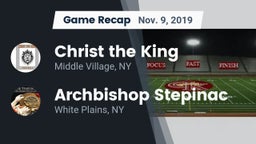 Recap: Christ the King  vs. Archbishop Stepinac  2019