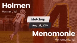 Matchup: Holmen vs. Menomonie  2019