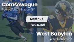 Matchup: Comsewogue vs. West Babylon  2016