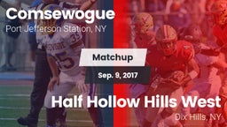 Matchup: Comsewogue vs. Half Hollow Hills West  2017