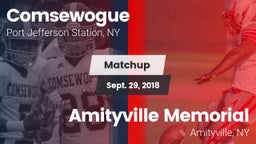 Matchup: Comsewogue vs. Amityville Memorial  2018