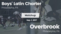 Matchup: Boys' Latin Charter vs. Overbrook  2017
