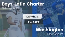 Matchup: Boys' Latin Charter vs. Washington  2018