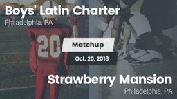 Matchup: Boys' Latin Charter vs. Strawberry Mansion  2018