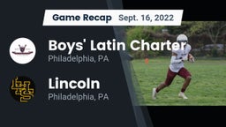 Recap: Boys' Latin Charter  vs. Lincoln  2022