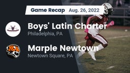 Recap: Boys' Latin Charter  vs. Marple Newtown  2022