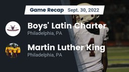 Recap: Boys' Latin Charter  vs. Martin Luther King  2022