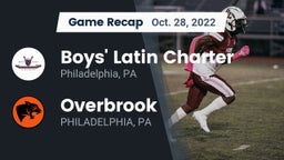 Recap: Boys' Latin Charter  vs. Overbrook  2022