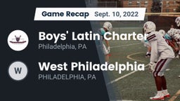 Recap: Boys' Latin Charter  vs. West Philadelphia  2022