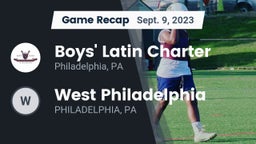 Recap: Boys' Latin Charter  vs. West Philadelphia  2023