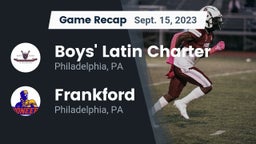 Recap: Boys' Latin Charter  vs. Frankford  2023