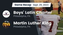 Recap: Boys' Latin Charter  vs. Martin Luther King  2023
