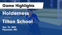 Holderness  vs Tilton School Game Highlights - Oct. 22, 2022
