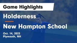 Holderness  vs New Hampton School  Game Highlights - Oct. 14, 2023