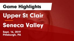 Upper St Clair vs Seneca Valley  Game Highlights - Sept. 16, 2019