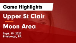 Upper St Clair vs Moon Area  Game Highlights - Sept. 15, 2020