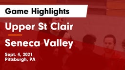 Upper St Clair vs Seneca Valley  Game Highlights - Sept. 4, 2021