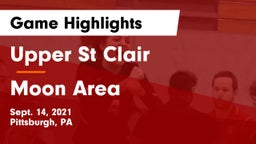 Upper St Clair vs Moon Area  Game Highlights - Sept. 14, 2021