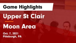 Upper St Clair vs Moon Area  Game Highlights - Oct. 7, 2021