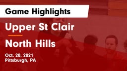 Upper St Clair vs North Hills  Game Highlights - Oct. 20, 2021