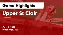 Upper St Clair Game Highlights - Oct. 6, 2022