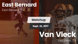 Matchup: East Bernard vs. Van Vleck  2017