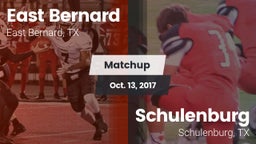 Matchup: East Bernard vs. Schulenburg  2017