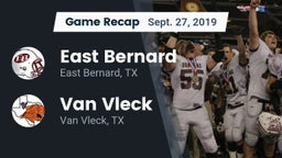 Recap: East Bernard  vs. Van Vleck  2019