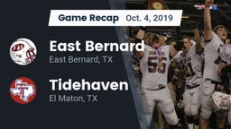 Recap: East Bernard  vs. Tidehaven  2019