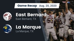 Recap: East Bernard  vs. La Marque  2020