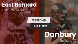 Matchup: East Bernard vs. Danbury  2020