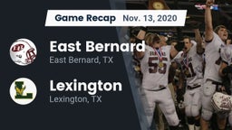 Recap: East Bernard  vs. Lexington  2020
